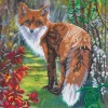 Crystal Art Diamond Painting Mounted Kit – Medium – Autumn Fox
