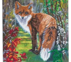Crystal Art Diamond Painting Mounted Kit – Medium – Autumn Fox