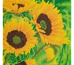 Crystal Art Diamond Painting Mounted Kit – Medium – Sunflower Joy
