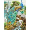 Crystal Art Diamond Painting Notebook Kit – Peacock Waterfall