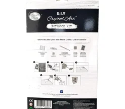 Crystal Art Diamond Painting Notebook Kit – Lunar Wolf