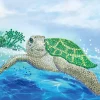 Crystal Art Diamond Painting Card Kit – Turtle Paradise