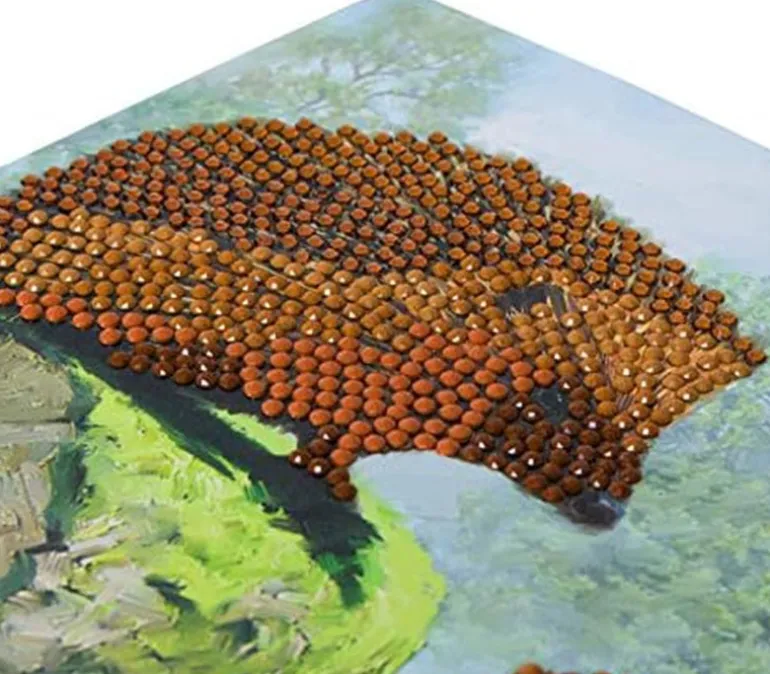 Crystal Art Diamond Painting Card Kit – Happy Hedgehogs