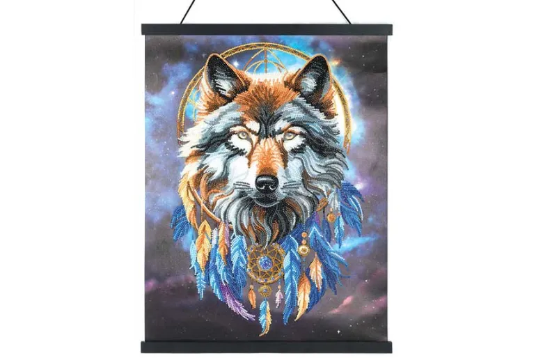 Crystal Art Scroll Kit – Luna Goddess