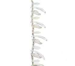 Crystal Lane DIY Flower 7-inch Bead Strand Long Leaf Crystal AB