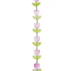 Crystal Lane DIY Flower 7-inch Bead Strand Tulip Purple 14x16mm- 9pcs