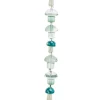 Crystal Lane DIY Flower 7-inch Bead Strand Mushroom Blue 10x14mm