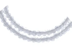 Crystal Lane Green and Dark Blue Rondelle Beads, 4mm