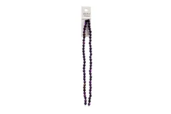 Crystal Lane 7-inch Strands 6mm Bicone Opaque Gunmetal Luster