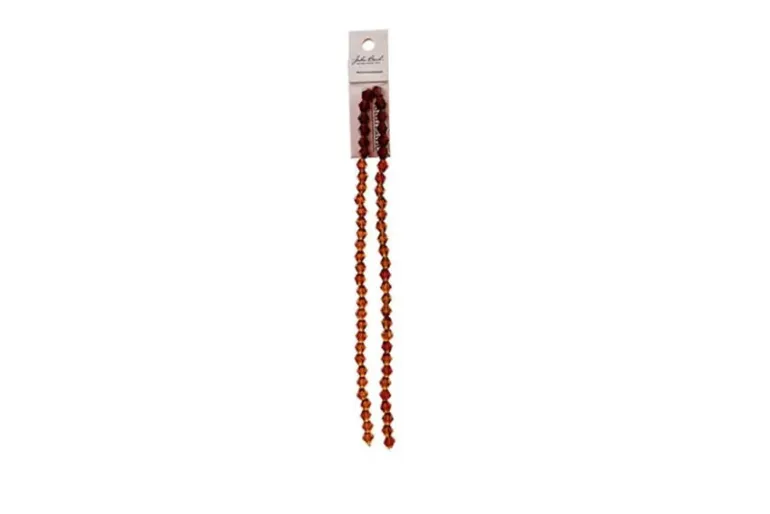 Crystal Lane 7-inch Strands 6mm Bicone Opaque Dark Sapphire with Half Multi Color Iris