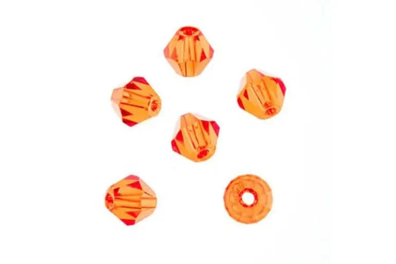 Crystal Lane 7-inch Strands 6mm Bicone Opaque Periwinkle