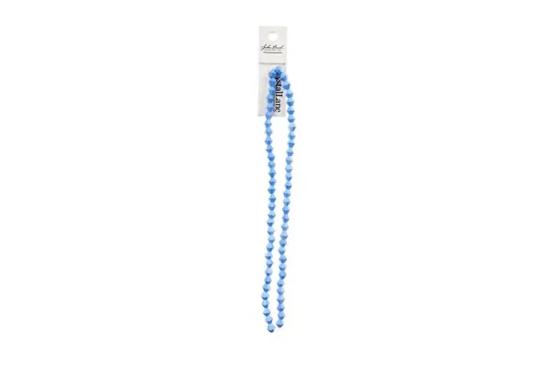 Crystal Lane 7-inch Strands 6mm Bicone Opaque Periwinkle