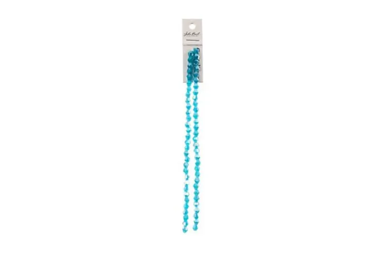Crystal Lane 7-inch Strands 6mm Bicone Opaque Periwinkle
