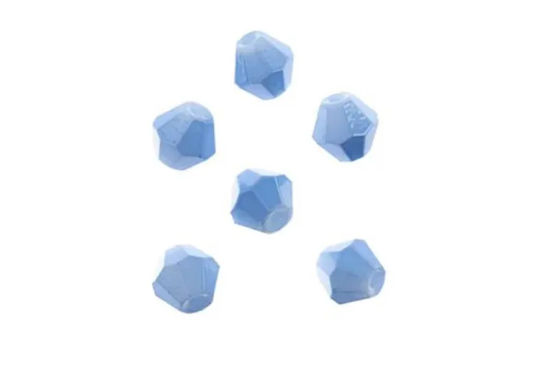 Crystal Lane 7-inch Strands 6mm Bicone Opaque Periwinkle