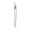 Crystal Lane 7-inch Strands 6mm Bicone Opaque Blue with Half Champagne Luster