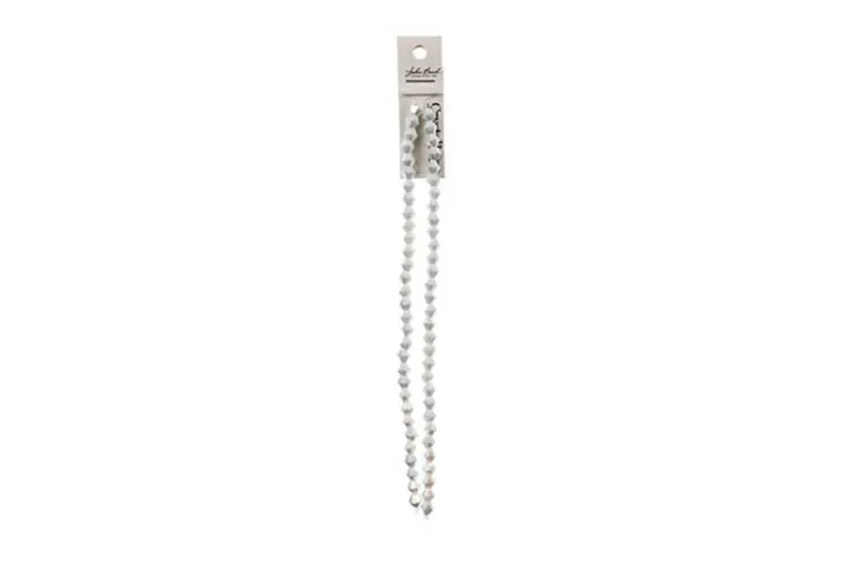 Crystal Lane 7-inch Strands 6mm Bicone Opaque Light Champagne Luster