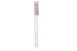 Crystal Lane 7-inch Strands 6mm Bicone Opaque Light Champagne Luster