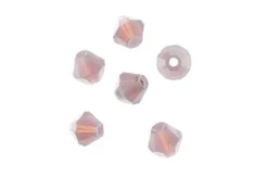 Crystal Lane 7-inch Strands 4mm Bicone Opaque Gunmetal Luster
