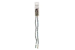 Crystal Lane 7-inch Strands 4mm Bicone Transparent Crystal with Half Copper Iris