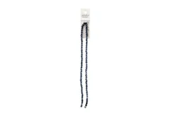 Crystal Lane 7-inch Strands 4mm Bicone Transparent Crystal with Half Copper Iris