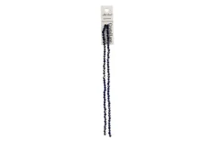 Crystal Lane 7-inch Strands 4mm Bicone Transparent Dark Sapphire