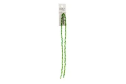 Crystal Lane 7-inch Strands 4mm Bicone Opaque Blue with Half Champagne Luster