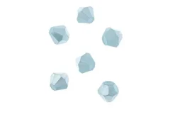 Crystal Lane 7-inch Strands 4mm Bicone Opaque Blue AB