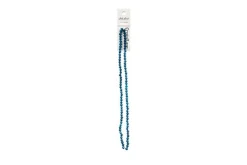 Crystal Lane 7-inch Strands 4mm Bicone Opaque Turquoise Blue