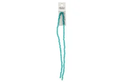 Crystal Lane 7-inch Strands 4mm Bicone Transparent Dark Green AB