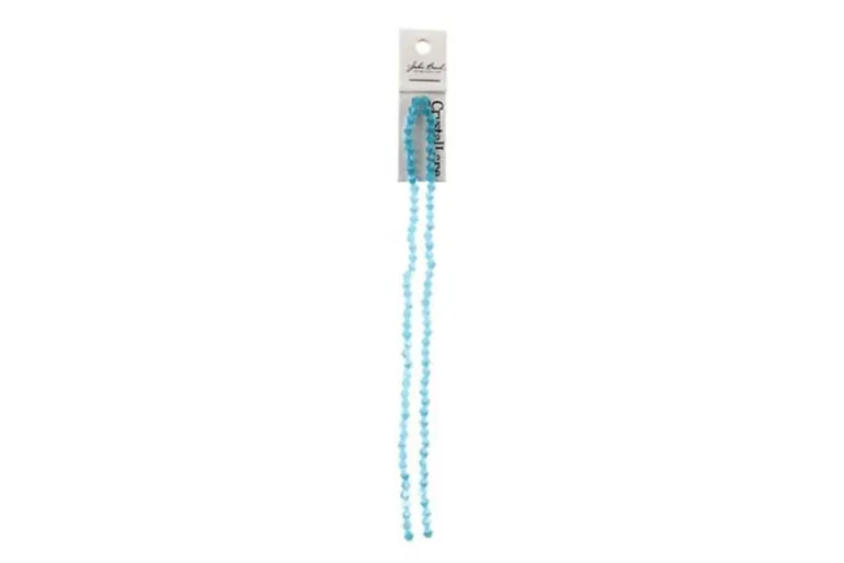 Crystal Lane 7-inch Strands 4mm Bicone Transparent Dark Green AB