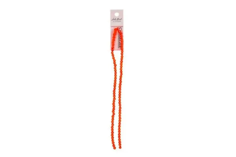 Crystal Lane 7-inch Strands 4mm Bicone Opaque Pink