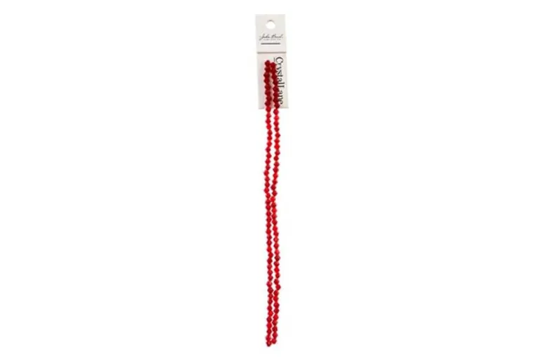 Crystal Lane 7-inch Strands 4mm Bicone Opaque White AB