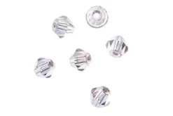 Crystal Lane 7-inch Strands 4mm Bicone Opaque White