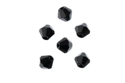 Crystal Lane 7-inch Strands 8mm Opaque Gunmetal Luster