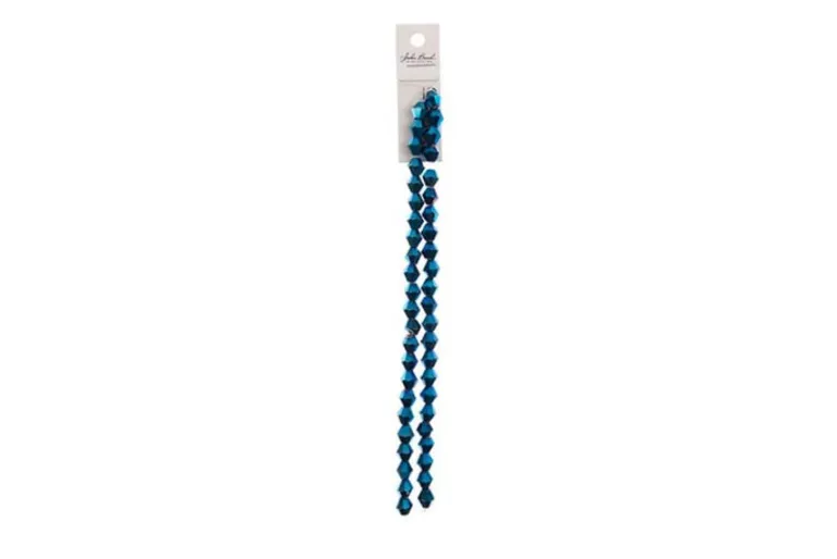 Crystal Lane 7-inch Strands 8mm Opaque Copper Iris