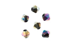 Crystal Lane 7-inch Strands 8mm Opaque Gold Iris