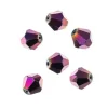 Crystal Lane 7-inch Strands 8mm Opaque Multi Color Iris