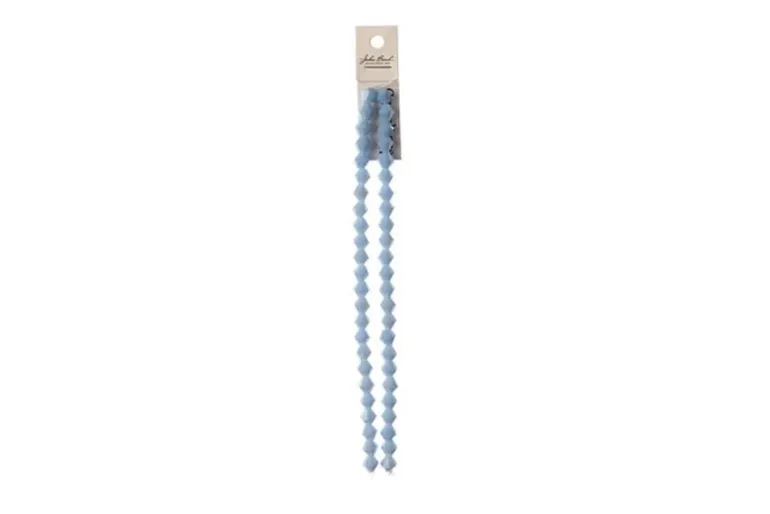Crystal Lane 7-inch Strands 8mm Opaque Periwinkle