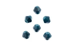 Crystal Lane 7-inch Strands 8mm Opaque Turquoise Blue