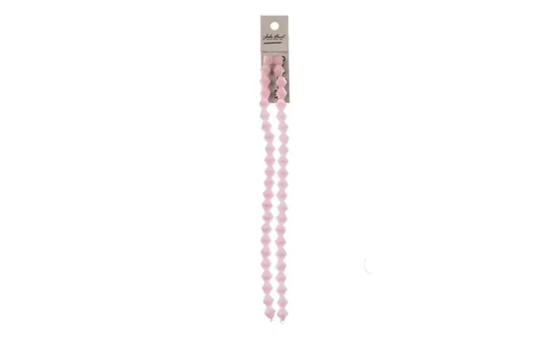 Crystal Lane 7-inch Strands 8mm Opaque Light Champagne Luster