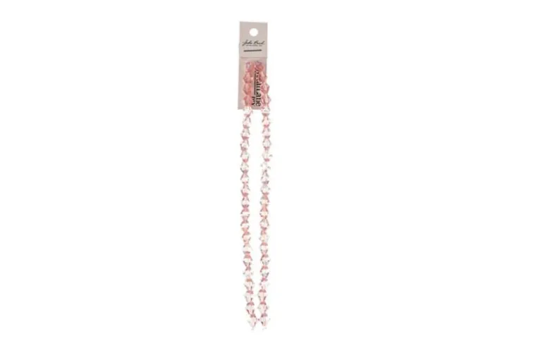 Crystal Lane 7-inch Strands 8mm Opaque White AB