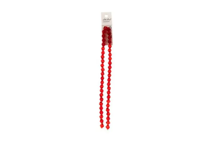 Crystal Lane 7-inch Strands 8mm Opaque White