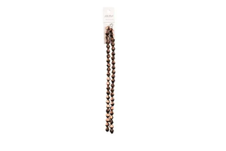 Crystal Lane 7-inch Strands 8mm Transparent Amber