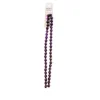 Crystal Lane 7-inch Strands 8mm Transparent Crystal with Half Copper Iris