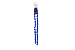 Crystal Lane 7-inch Strands 8mm Transparent Crystal with Half Copper Iris