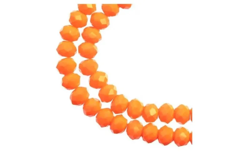 Crystal Lane 7-inch Strands 4x6mm Rondelle Opaque Yellow