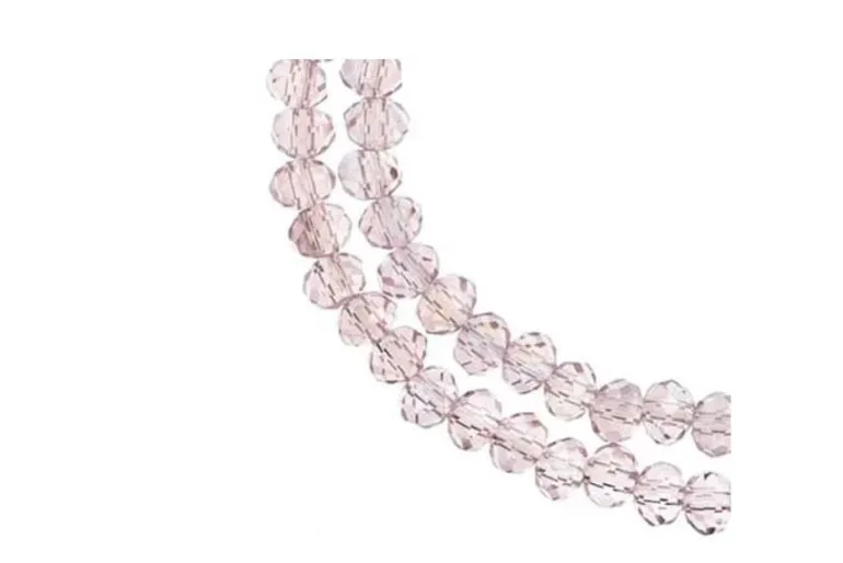 Crystal Lane 7-inch Strands 4x6mm Rondelle Opaque Yellow