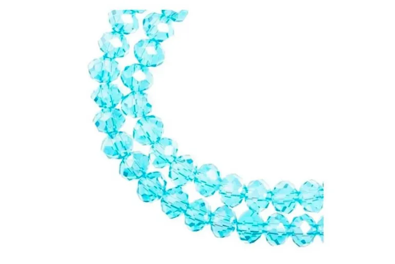 Crystal Lane 7-inch Strands 4x6mm Rondelle Opaque Red