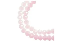 Crystal Lane 7-inch Strands 4x6mm Rondelle Transparent Crystal AB