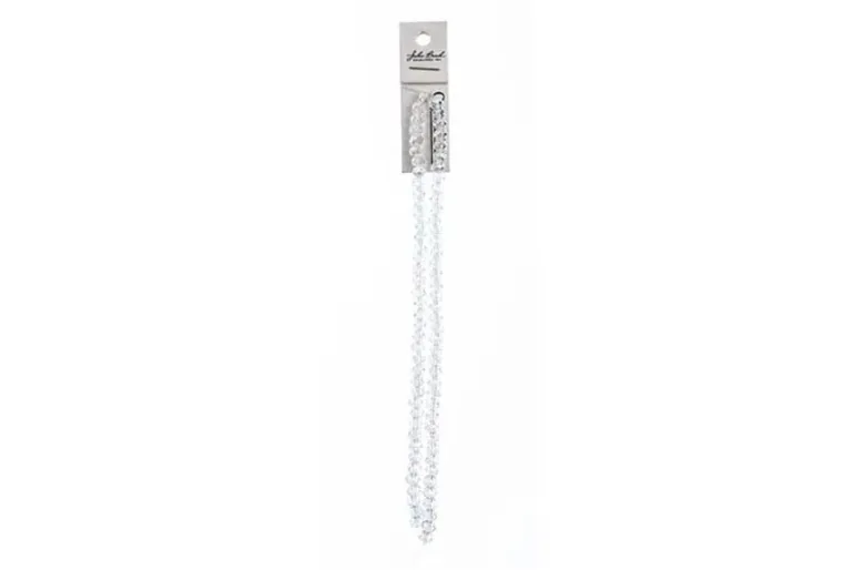 Crystal Lane 7-inch Strands 4x6mm Rondelle Opaque White Matte